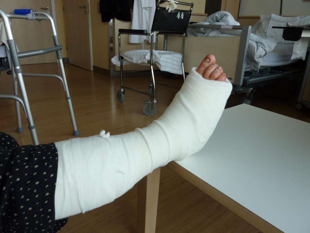 Ein Patient im Krankenhaus